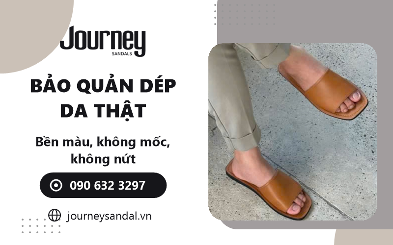 cách bảo quản dép da thật