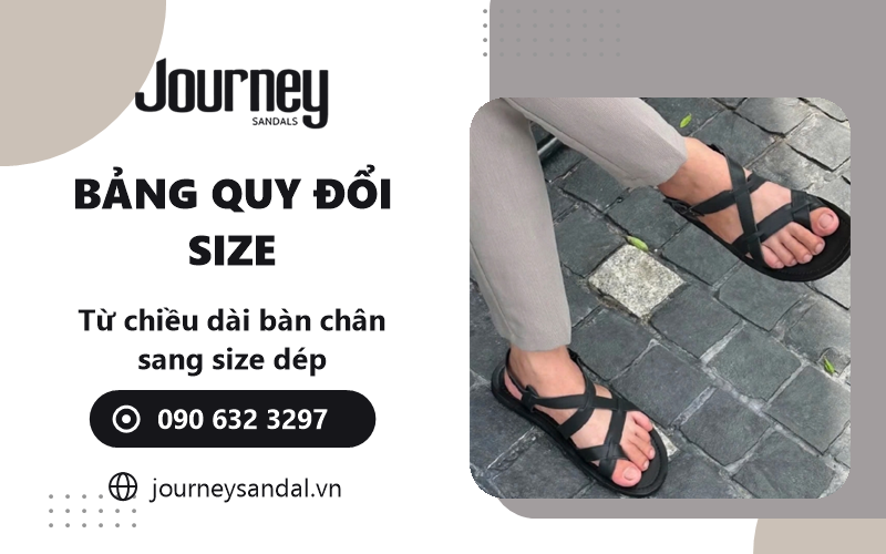 cách chọn size dép da