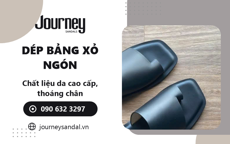 dép bảng xỏ ngón da cao cấp