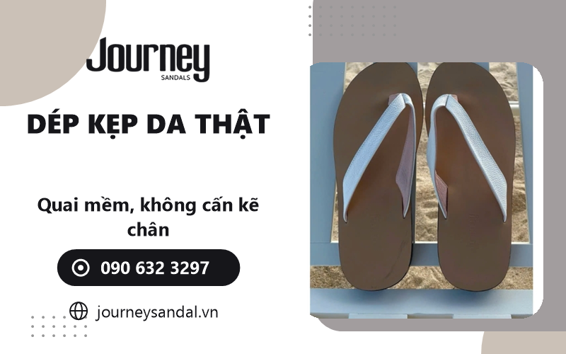 dép kẹp nam nữ da thật