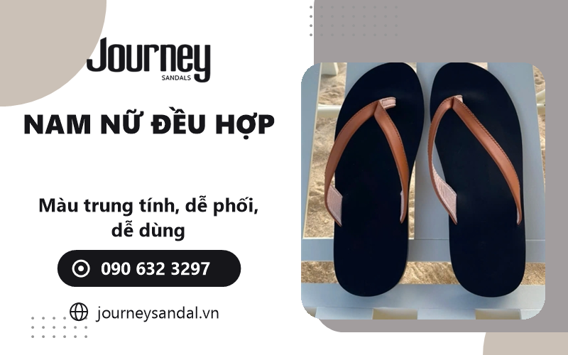 dép kẹp nam nữ da thật