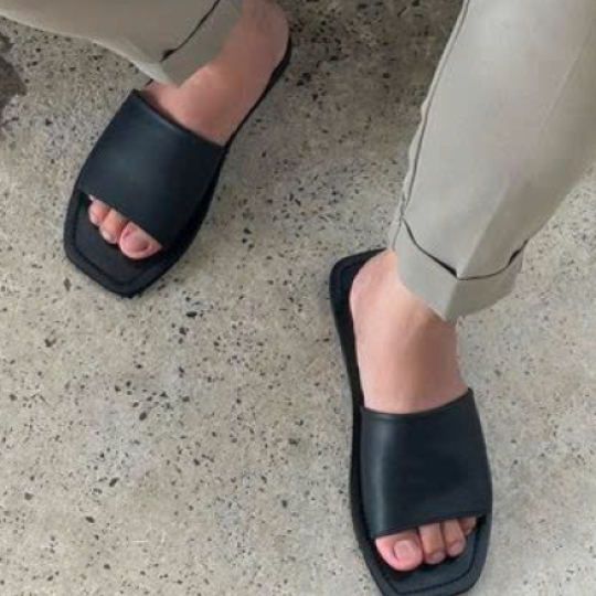 Dép bảng da bò vuông nam nữ unisex Journey size 36-44