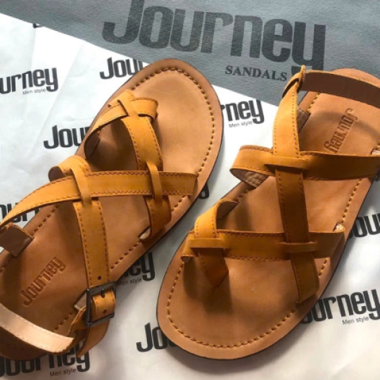 Sandal Nam Nữ JOURNEY Dây Kẹp Basic Unisex Chất Liệu Da Cao Cấp