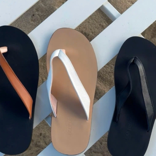 Dép Kẹp basic Nam Nữ Journey Chất Liệu Da Cao Cấp