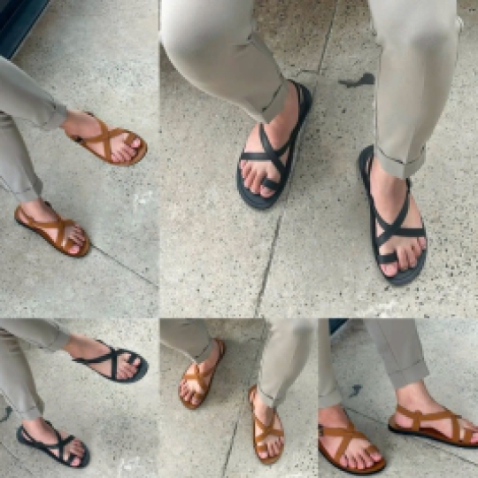 Sandal Nam Nữ JOURNEY Xỏ Ngón Da thật cao cấp